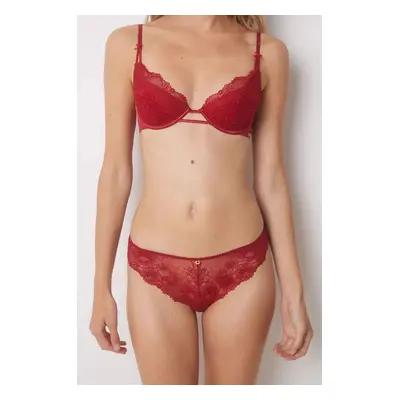 Kalhotky women'secret RED XMAS LA VECINA RUBIA červená barva, 5358629