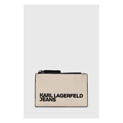 Obal na klíče Karl Lagerfeld Jeans béžová barva, 245J3203