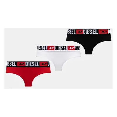 Tanga Diesel UFST-STARS-THREEPACK 3-pack černá barva, 00SE0K.0NJAP