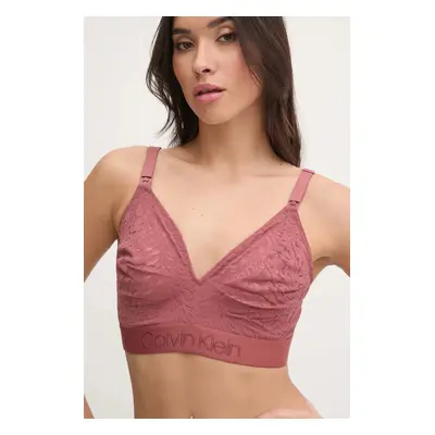 Podprsenka na kojení Calvin Klein Underwear červená barva, 000QF7343E