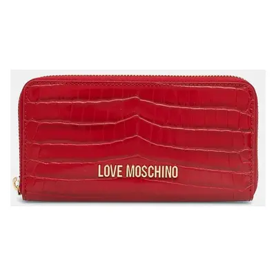 Peněženka Love Moschino červená barva, JC5700PP0L