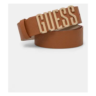 Pásek Guess MERIDIAN dámský, hnědá barva, BW9113 P4235