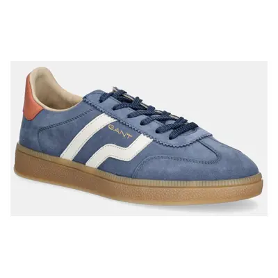 Kožené sneakers boty Gant Cuzima modrá barva, 30533550.G63