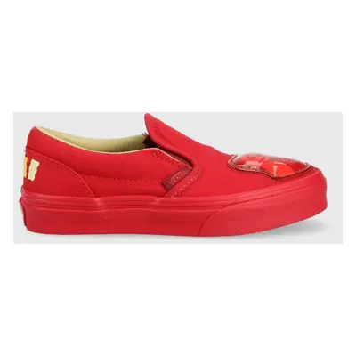 Dětské tenisky Vans Classic Slip-On HARIBO HARB GOLD červená barva