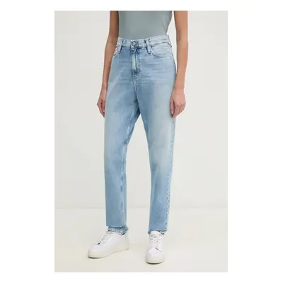 Džíny Calvin Klein Jeans dámské, high waist, J20J224036