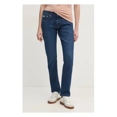 Džíny Calvin Klein Jeans pánské, tmavomodrá barva, J30J326530