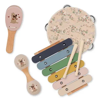 Sada hudebních nástrojů Konges Sløjd WOODEN MUSIC SETS FSC KS101747