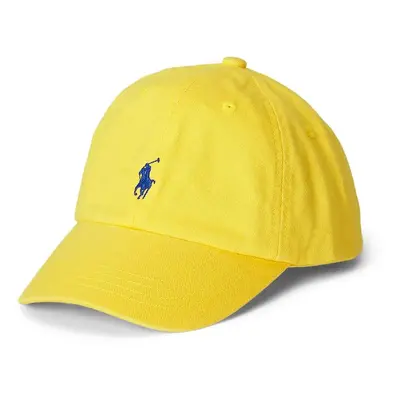 Dětská bavlněná kšiltovka Polo Ralph Lauren žlutá barva, 322785653062