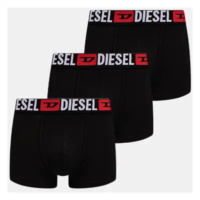 Boxerky Diesel UMBX-DAMIEN-TWO PACK BOXERS 2-pack pánské, černá barva, 00SMKX.0DDAI