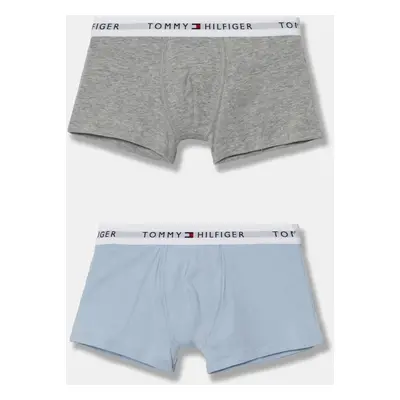 Dětské boxerky Tommy Hilfiger 2-pack modrá barva, UB0UB00549