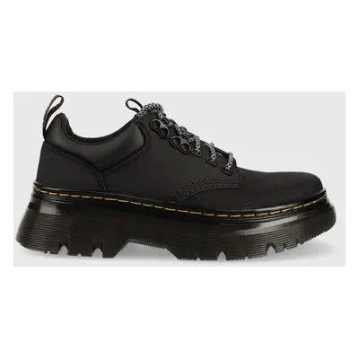 Polobotky Dr. Martens dámské, černá barva, na plochém podpatku, DM27390001.D.Tarik.Lo-Black