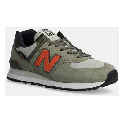 Sneakers boty New Balance 574 zelená barva, U574SOC