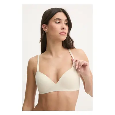 Podprsenka Calvin Klein Underwear béžová barva, 000QF6017E