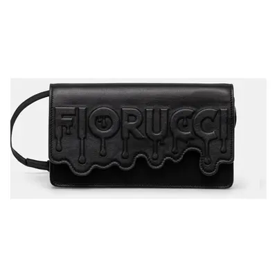 Kožená kabelka Fiorucci Melted Bag černá barva, U01FPABA208LE01BK01