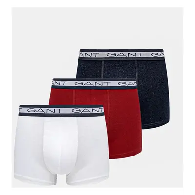 Boxerky Gant 3-pack pánské, černá barva, 900003053