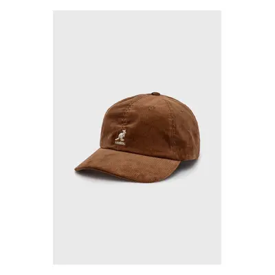 Čepice Kangol hnědá barva, hladká, K5206HT.WD207-WD207