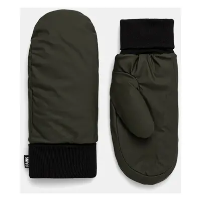 Rukavice Rains Alta Puffer Mittens W2T3 zelená barva, 16070-03