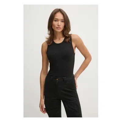 Top Calvin Klein dámský, černá barva, K20K208054