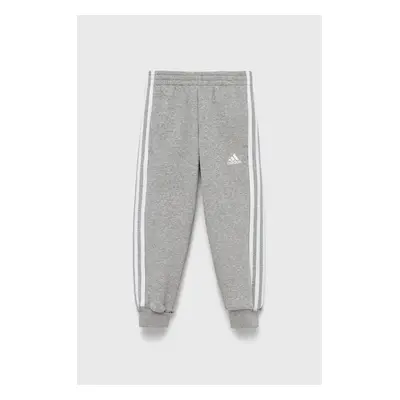 Dětské kalhoty adidas Performance H65793 šedá barva, s aplikací