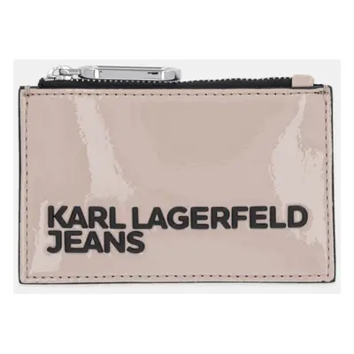 Peněženka Karl Lagerfeld Jeans béžová barva, A1W30251