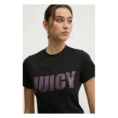 Tričko Juicy Couture černá barva, JCBCT125865