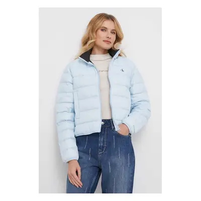 Péřová bunda Calvin Klein Jeans dámská, přechodná, J20J222585