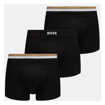 Boxerky BOSS 2-pack pánské, černá barva, 50531484