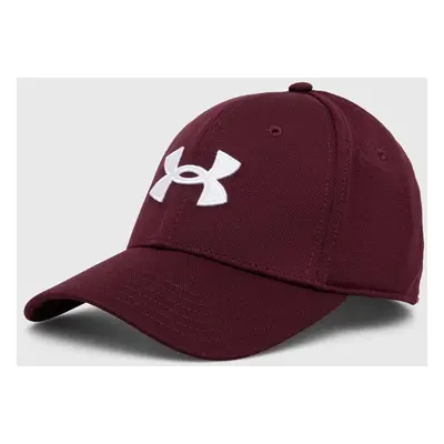 Kšiltovka Under Armour vínová barva, s aplikací, 1376700