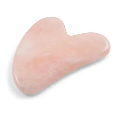 Masážní přístroj na obličej Zoë Ayla Rose Quartz Gua Sha růžová barva, 0