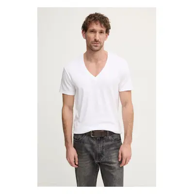 Bavlněné tričko G-Star Raw 2-pack bílá barva, D25500-124