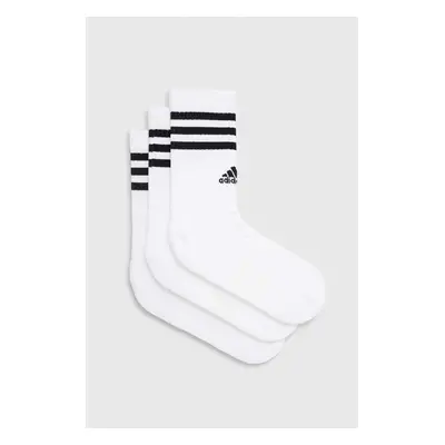 Ponožky adidas Essential Essentials 3-pack bílá barva, HT3458