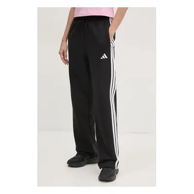 Tepláky adidas Essentials černá barva, vzorované, JE1300