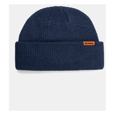 Čepice Butter Goods Tall Wharfie Beanie tmavomodrá barva, BG243811