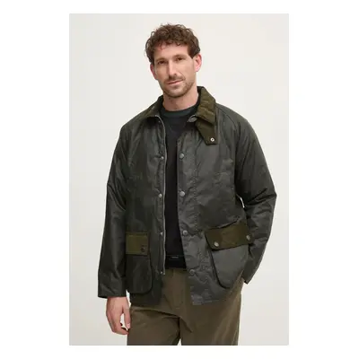 Bunda Barbour pánská, zelená barva, přechodná, oversize, MWX2428OL52