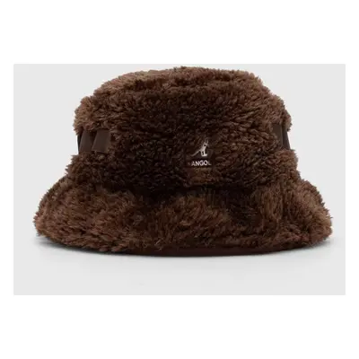 Klobouk Kangol hnědá barva