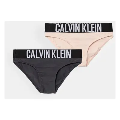 Dětské kalhotky Calvin Klein Underwear 2-pack růžová barva, G80G800701