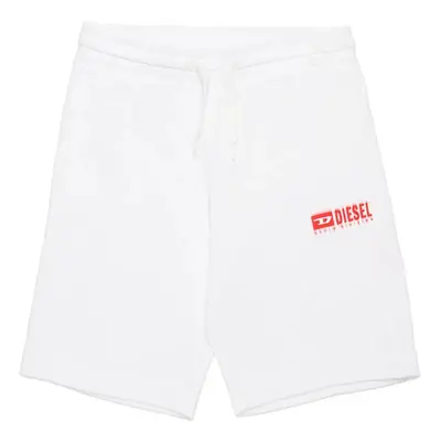 Dětské bavlněné šortky Diesel PBASESHORT SHORTS bílá barva, J02236