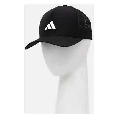 Kšiltovka adidas Performance černá barva, s potiskem, JE3926