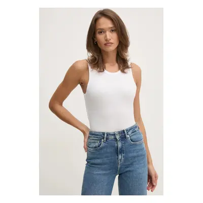 Top Calvin Klein dámský, bílá barva, K20K208054