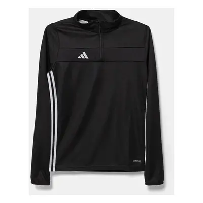 Dětská mikina adidas Performance černá barva, s aplikací, JD0565