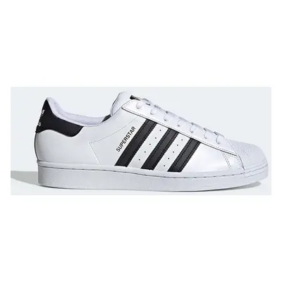 Kožené sneakers boty adidas Originals Superstar bílá barva, EG4958-white