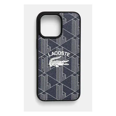 Obal na telefon Lacoste iPhone 15 Pro Max 6.7 tmavomodrá barva, LCHMP15XPIGV