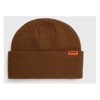 Čepice Butter Goods Tall Wharfie Beanie hnědá barva, BGQ3235803