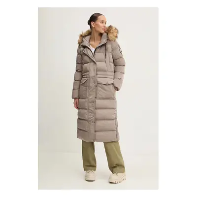 Bunda Superdry dámská, béžová barva, zimní, W5011788A-1PC