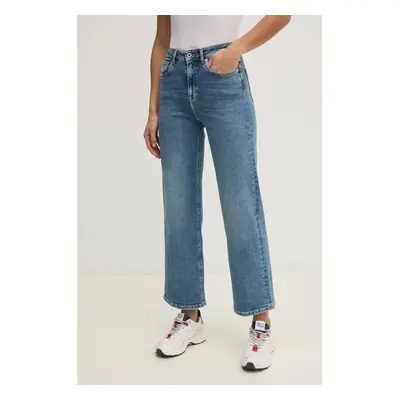 Džíny Pepe Jeans STRAIGHT JEANS UHW LEXA dámské, high waist, PL204731IA3