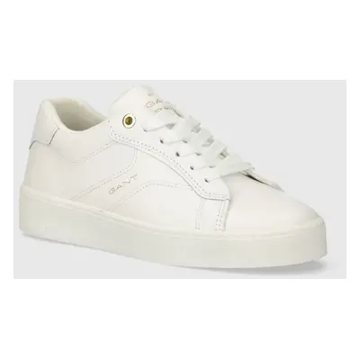 Kožené sneakers boty Gant Lagalilly bílá barva, 28531698.G29