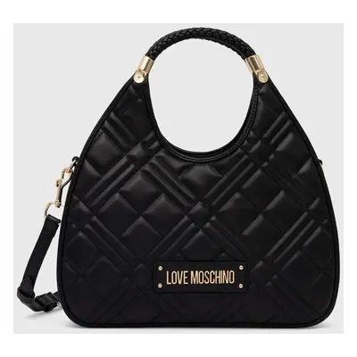 Kabelka Love Moschino černá barva, JC4146PP1LLA0000