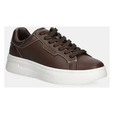 Sneakers boty Guess WINNO hnědá barva, FMPWIN FAB12