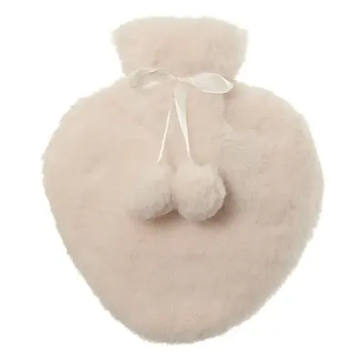 Termofor Aroma Home Cream Faux Fur Heart 1 L více barev