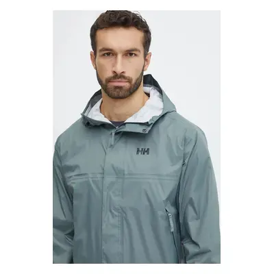 Nepromokavá bunda Helly Hansen Loke pánská, zelená barva, 62252